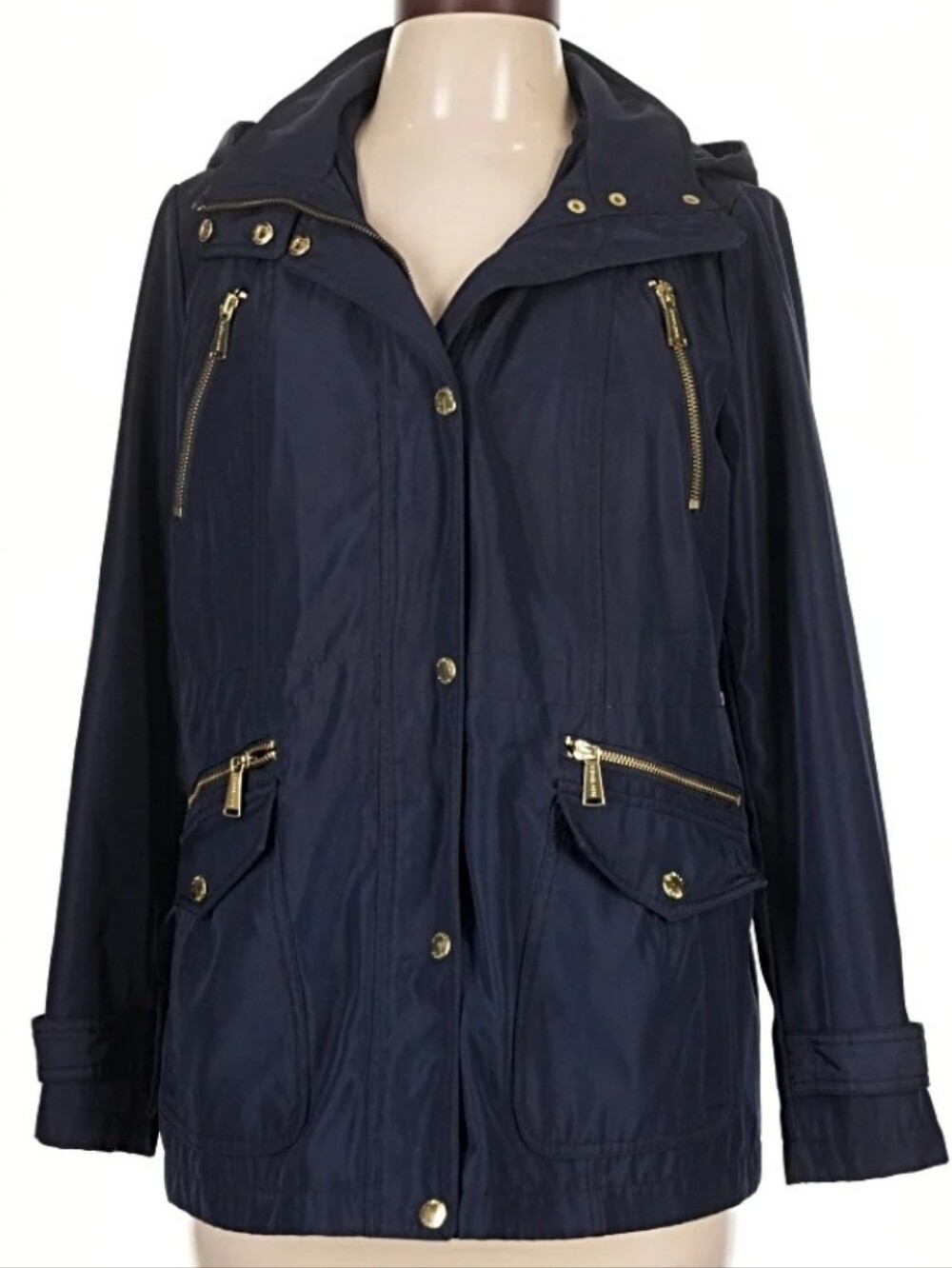 Michael Kors Raincoat Navy Blue